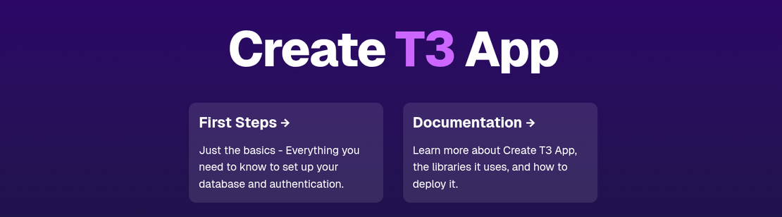 FullStack with T3 and bun