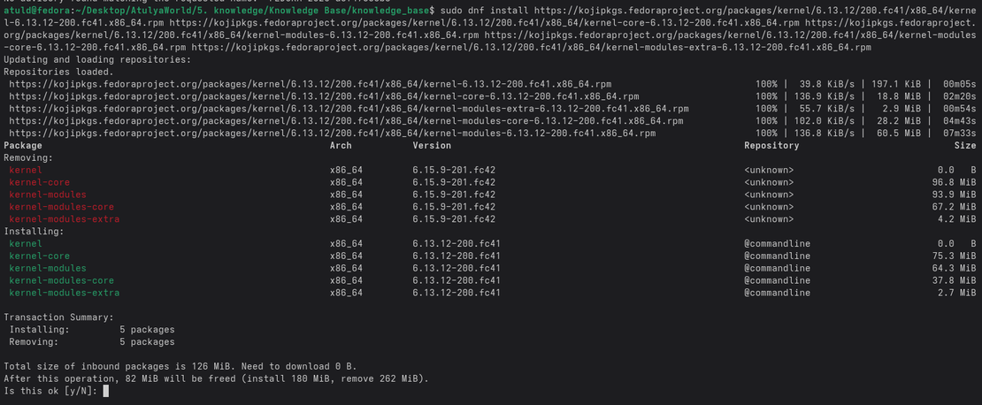 Wifi missing in Fedora 42
