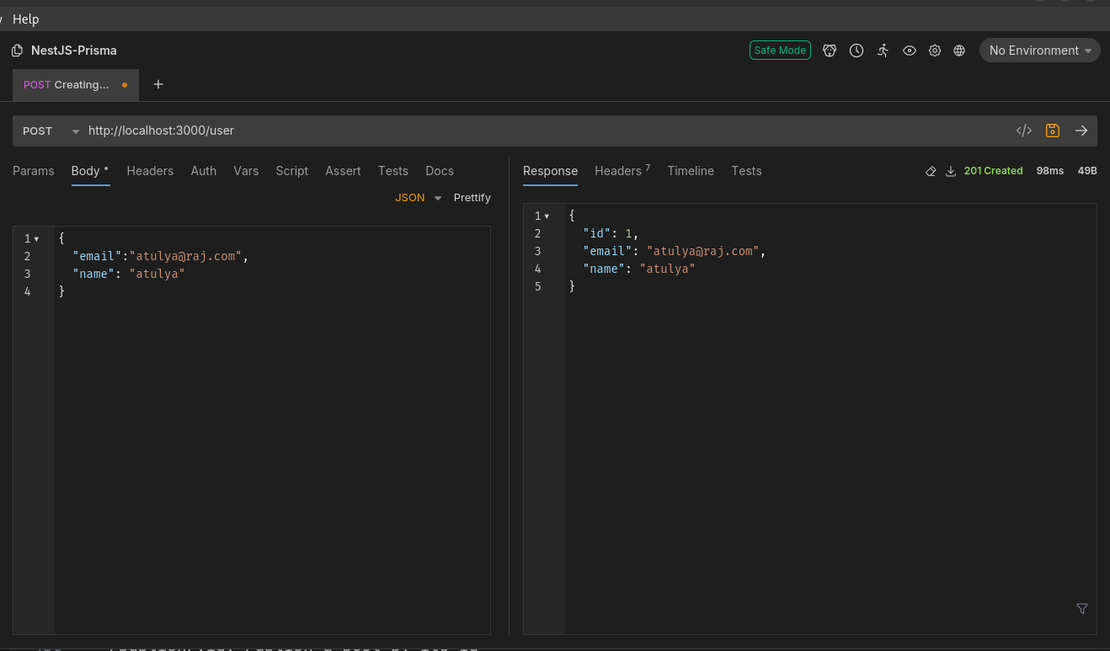 NestJS with Prisma