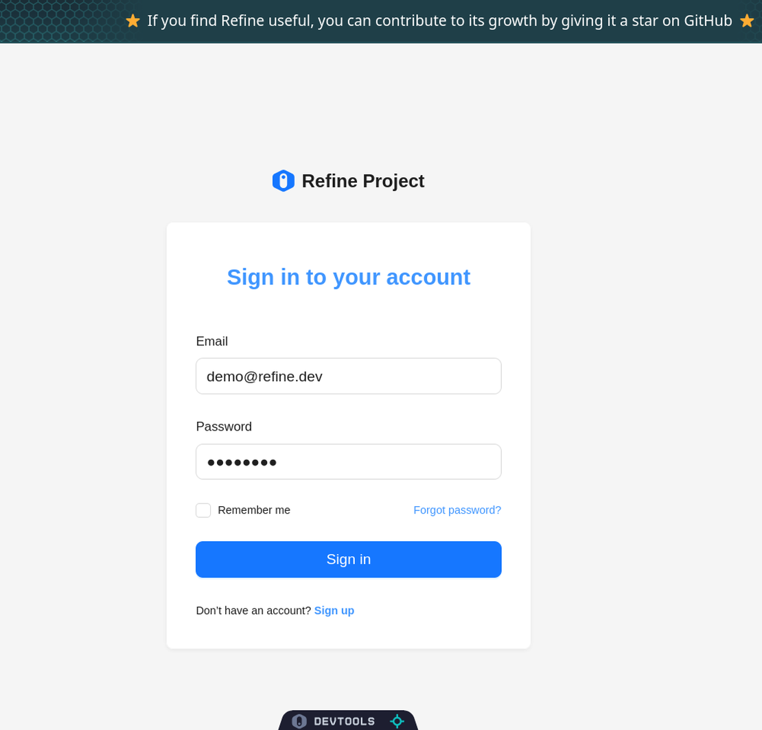Refine with Nextjs